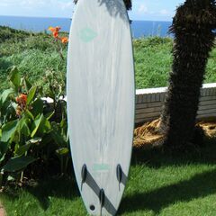 再値下げ！ softech 6.0 ソフテック スポンジボード　ソフトボード　サーフボード  ソフトフィン＆デッキパット＆リーシュコード付　超美品