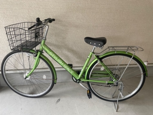 6段変速\u0026LEDオートライト　ママチャリ 中古自転車
