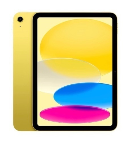 Apple iPad 第10世代 Wi-Fi 64GB イエロー ケースフィルム付き