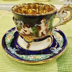 【愛品館 市原店】カポディモンテ カップ&ソーサー+シュガーポット