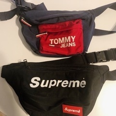 TOMMYとsupremeのセカンドバッグ