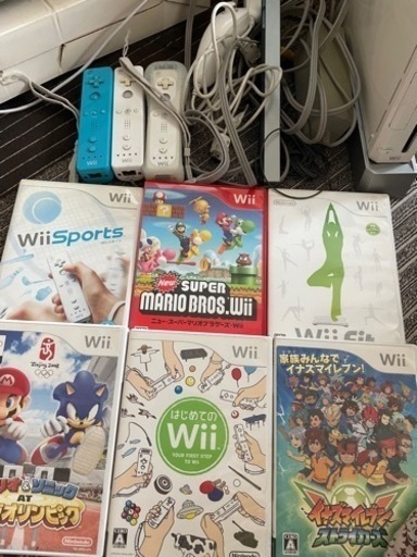 任天堂Wii本体\u0026ボード.ソフト6本セット　すぐ遊べます
