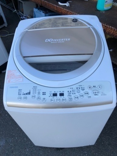 福岡市内配送無料　TOSHIBA 9kg全自動洗濯乾燥機 AW−9V2M