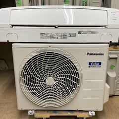 K04498　パナソニック　2019年製　中古エアコン　主に6畳用　冷房能力　2.2KW ／ 暖房能力　2.2KW
