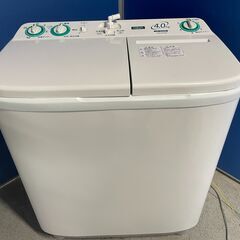 【無料】AQUA 2層式洗濯機 AQW-N40 2019年製 通...