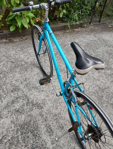 取りに来られる方限定]☆フレンチブルー☆の軽量クロスバイク ルノー