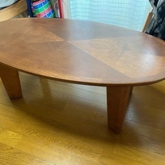 【決まりました】マルニ木工ローテーブル、美しい木目