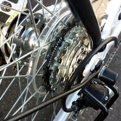 ☆サイクルベースあさひ 自転車 ASULY 26インチ ママチャリ シティサイクル 荷台付き 白 6段変速 カゴ付き ライト点灯確認済み 札幌 北20条店