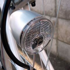 ☆サイクルベースあさひ 自転車 ASULY 26インチ ママチャリ シティサイクル 荷台付き 白 6段変速 カゴ付き ライト点灯確認済み 札幌 北20条店