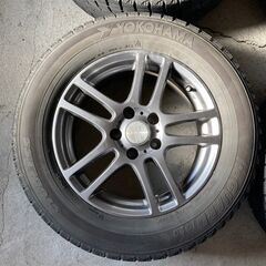 ⑪215/65R16 98Q スタッドレスタイヤ4 本セット 2010 年製 YOKOHAMA ice GUARD アイスガード ⑪