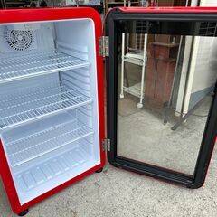 動作保証あり】Hijiru 2020年 HJR-RK100RD 95L レトロ調 冷蔵ショー