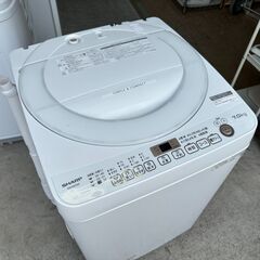 動作保証あり】SHARP シャープ 2021年 ES-KS70W 7.0kg 全自動洗濯機 