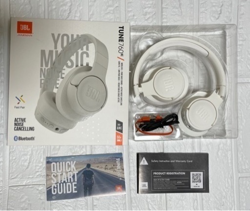 新品⭐️JBL TUNE 760NC ワイヤレス ヘッドフォン Bluetooth 白