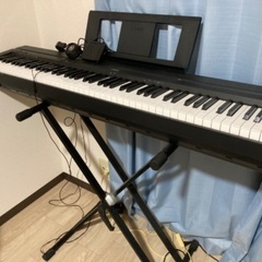 YAMAHA P45 スタンド ペダル ヘッドホン付き！