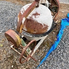 コンクリートミキサー　ドラム容量0.07㎥　