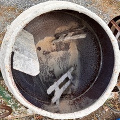 コンクリートミキサー　ドラム容量0.07㎥　