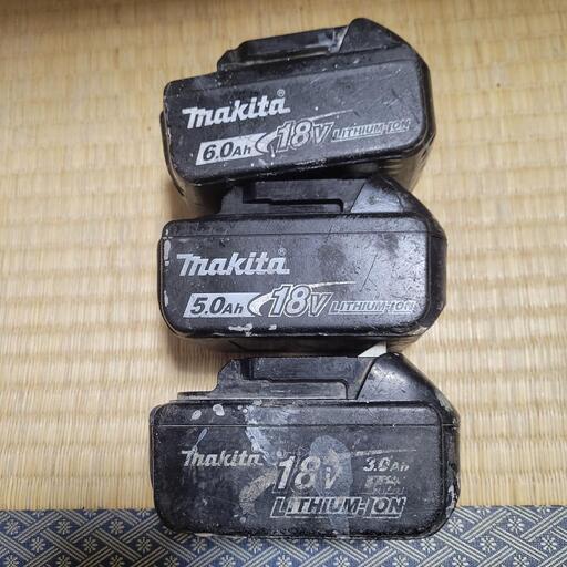マキタ　インパクト　バッテリー３個セット