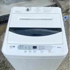 【美品】2018年製　ヤマダセレクト　洗濯機　6kg
