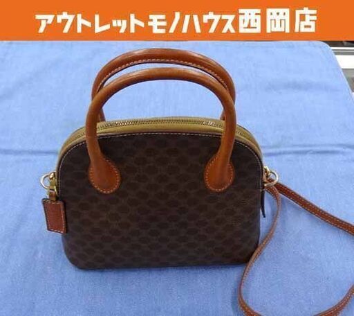 セリーヌ CELINE ショルダーバッグ マカダム柄 ミニショルダー オールドセリーヌ 西岡店 230903