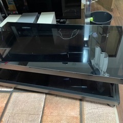 ガラス　テーブル　テレビ台