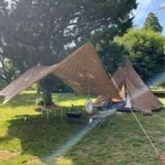 カナディアンイースト　テント、タープ、寝袋4つセット