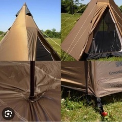 カナディアンイースト　テント、タープ、寝袋4つセット