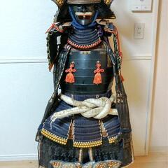 商談済】甲冑 等身大 紺糸縅大袖二枚胴