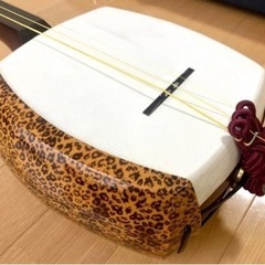 【超希少】津軽三味線　高級トチ紅木 綾杉胴　超希少高級ハードケース付き