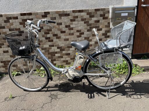 ★まだまだビューと走ります！電動自転車 YAMAHA New PAS　PAS GEAR-U 24インチ型３段変速 ヤマハ パス