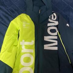 デサント DESCENTE スキーウェア ライム 上下セット S