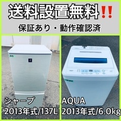 送料設置無料❗️業界最安値✨家電2点セット 洗濯機・冷蔵庫3