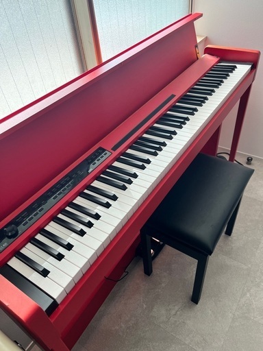 KORG 電子ピアノ C1 Air 18製　赤