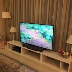 ホワイト　テレビ台