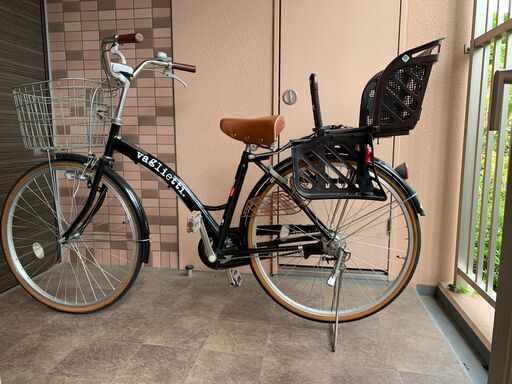 【値下げ!】2年弱しか乗っていない子供乗せ兼荷台付き自転車（26インチ）（7,000→6,000円！）