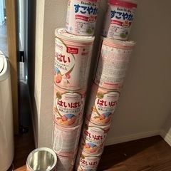 値下げ　使用済みミルク空缶　12缶　810mlと300ml