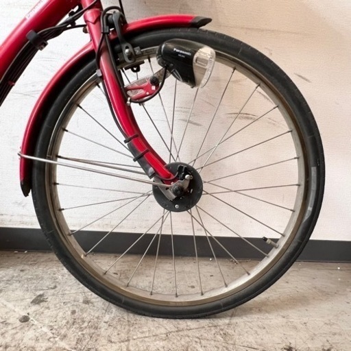 値下げ！　パナソニック　電動アシスト自転車　EZ　レッド 週末SALE Panasonic EZ 20インチ レッド 中古電動自転車