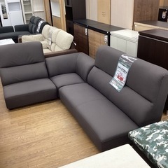 KI-9【新入荷 アウトレット】コーナーソファ3点セット ブラウン