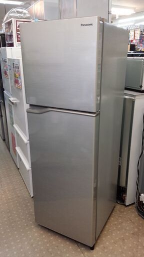 安心の除菌洗浄済パナソニック 248L 2ドア冷蔵庫 NR-B250T-SS 保証有り【愛千143】