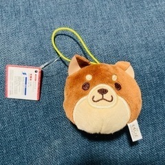 ★新品未使用★ 柴犬　キーフォルダー　ストラップ　茶色