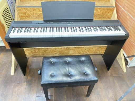 YAMAHA ヤマハ 電子ピアノ P-115 88鍵盤 2017年製 鍵盤楽器 スタンド 椅子付き