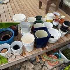 植木鉢　陶器鉢　スリット鉢　ランダムで30個