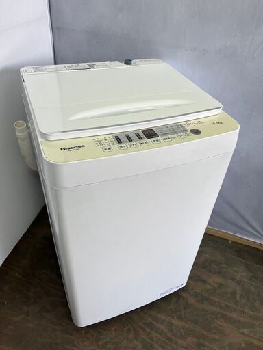 ★ハイセンス　全自動洗濯機　5.5kg　2022年製　HW-E5504★