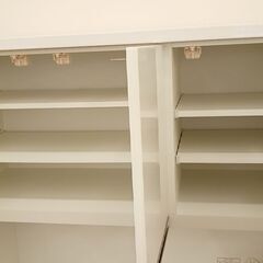 ☆ジモティ割あり☆ NITORI レンジボード ホワイト H180.6×D42.2×W100.2