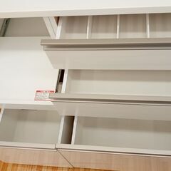 ☆ジモティ割あり☆ NITORI レンジボード ホワイト H180.6×D42.2×W100.2