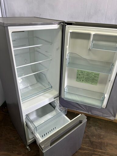 ほぼ半額！12月特価！！★日立　2ドア冷凍冷蔵庫　154L　2019年製　シルバー　RL-154JA★