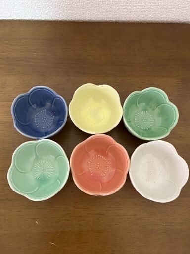 お花 小鉢 6つ セット ＃37078-0-30