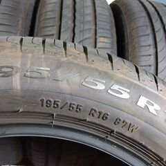 夏 ピレリー 195/55R16 MINI ミニ クーパー【~90％ 富山】195/55/16 RUN FLAT ランフラット P1 ピレリ CintuRato チントゥラート 中古4本