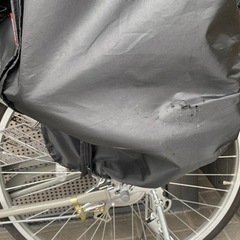 昨年11月購入チャイルドシート付自転車