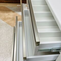 🤍松田家具 2面レンジボード 🖤定価￥158,000🖤 ソフトクロージング 人気のホワイトカラー🤍4921