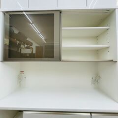 🤍松田家具 2面レンジボード 🖤定価￥158,000🖤 ソフトクロージング 人気のホワイトカラー🤍4921